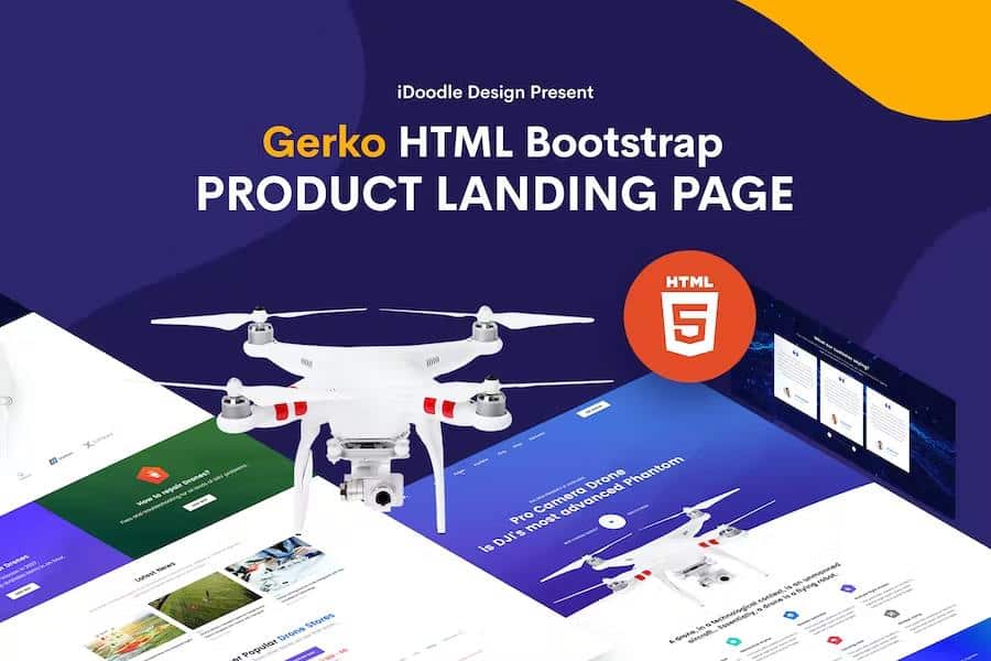 Gerko - Product Landing Page Template with Bootstrap