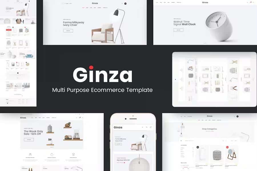Ginza - Furniture Theme for WooCommerce WordPress