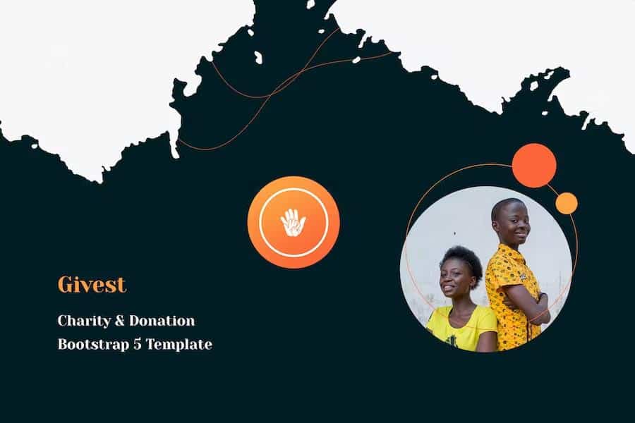 Givest - Donation Website Template for charity foundation