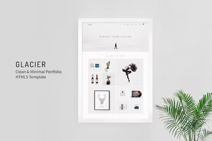 Glacier - Clean & Minimal Portfolio HTML5 Template