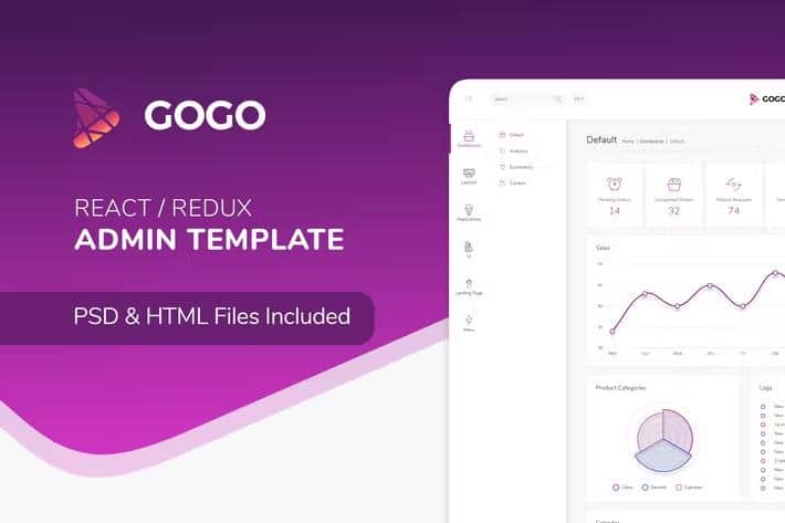 Gogo - React Admin Template