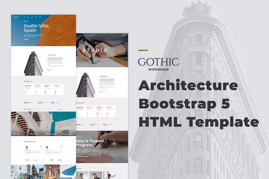 Gothic - Architecture Bootstrap 5 HTML Template
