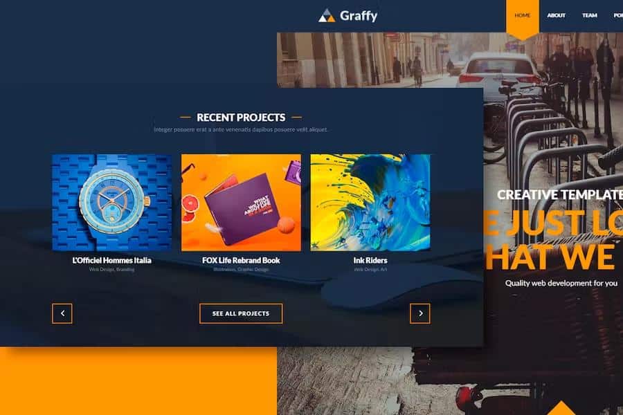Graffy - Responsive Multi-Purpose Flat Template