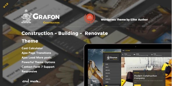 Grafon - Construction Building Renovate Wordpress Theme