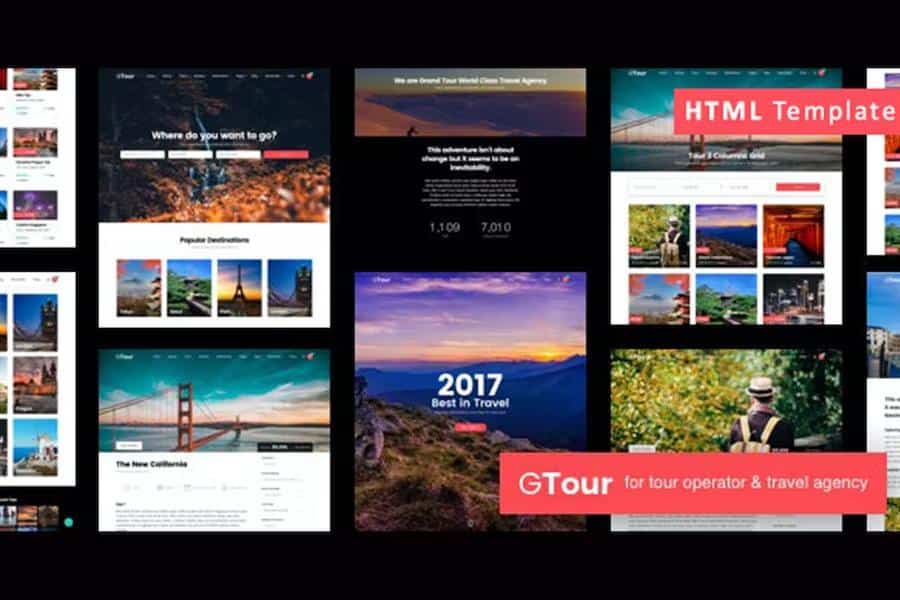 Grand Tour - Travel Agency HTML Template