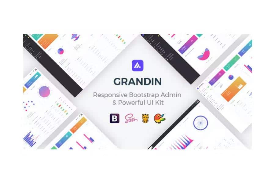 Grandin - Responsive Bootstrap Admin & Powerful UI Kit