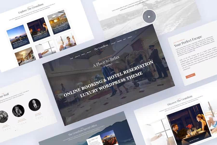 Grandium - Hotel Booking WordPress Theme