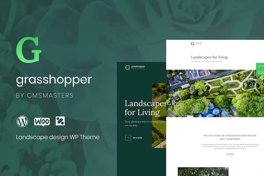 Grasshopper - Landscape Design and Gardening Services WP Theme