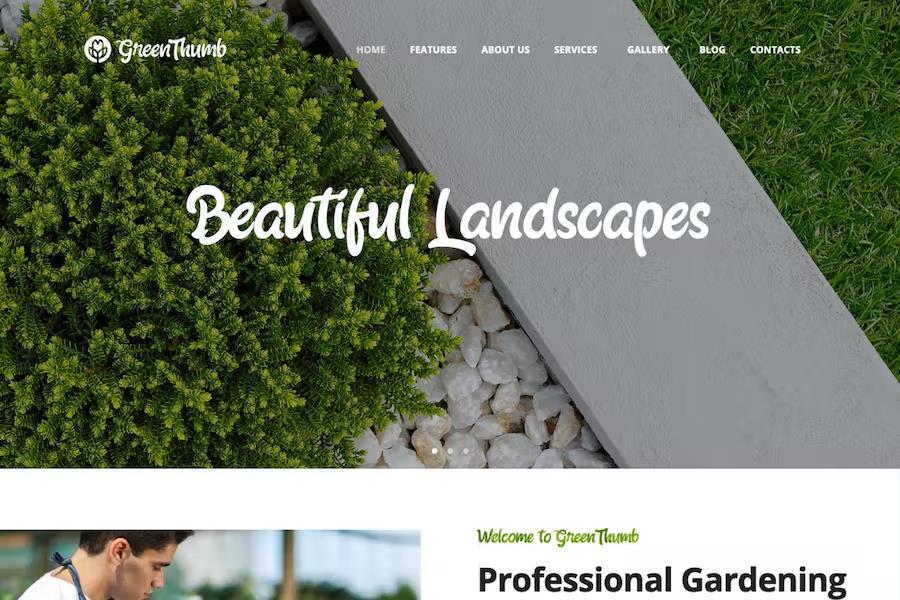 Green Thumb - Gardening & Landscaping Services WordPress Theme