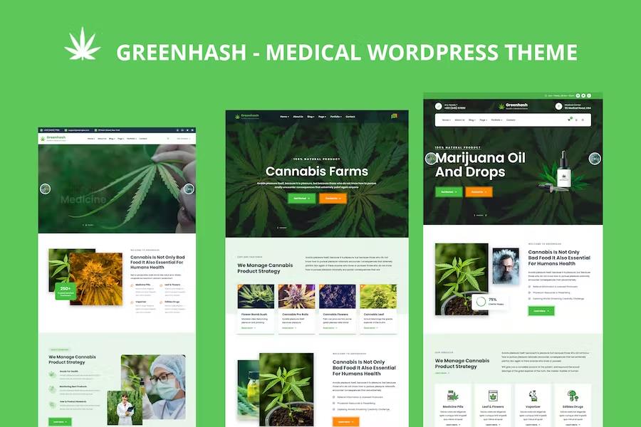 Greenhash - Medical WordPress Theme