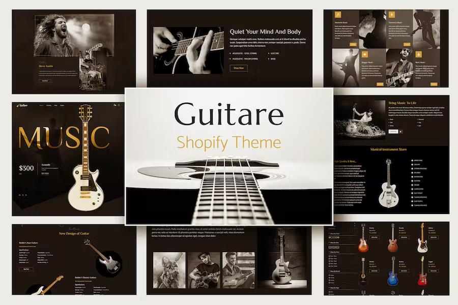 Preview image for Guitare - Instruments, Music Store Shopify Theme