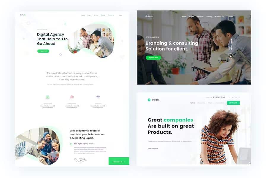 Gullu - Creative Digital Agency & Multipurpose WordPress Theme