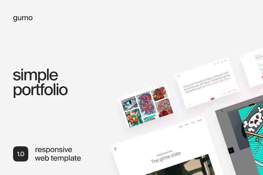 Gumo - Simple Portfolio Template
