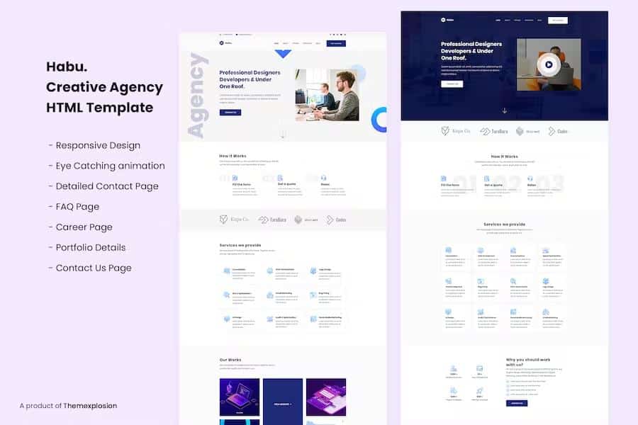 Habu - Creative Agency, Digital Agency Template