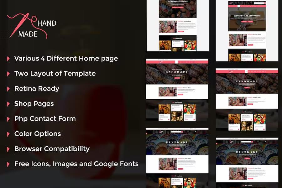 Handicraft - Product Shop Template