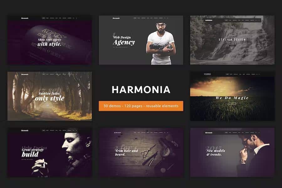 Harmonia - Multipurpose One Multi-Page Template