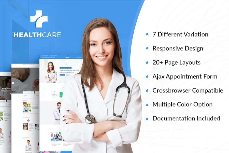 Health Care - Doctor Hospital Clinic Medical Responsive Website Template