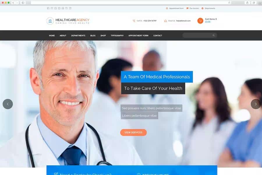 Health Care - Medical HospitalWordPress