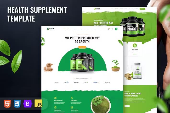 Suxnix - Health Supplement Landing Page
