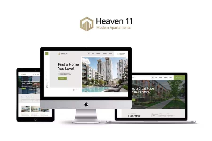 Heaven11 - Property & Apartment Real Estate WordPress Theme