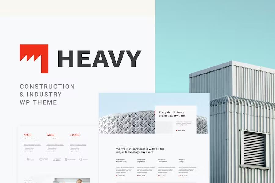 Heavy - Construction and Industrial WordPress Theme
