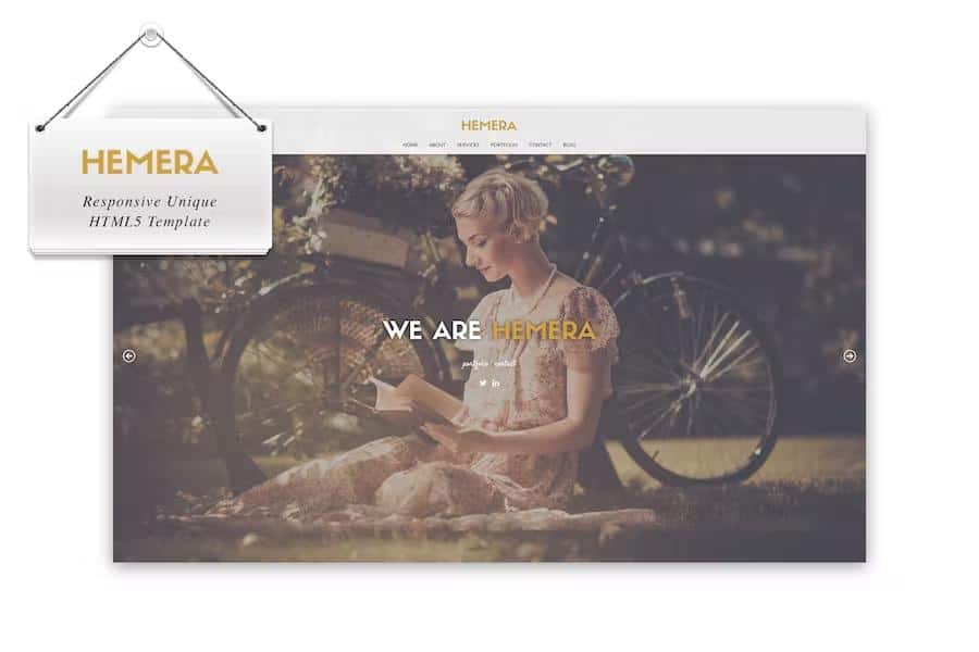 Hemera - Responsive Unique HTML 5 Template