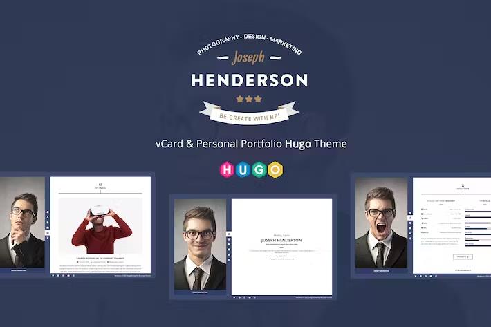 Henderson - vCard & Personal Portfolio Hugo Theme