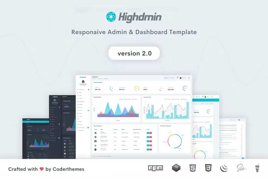 Highdmin - Admin & Dashboard Template