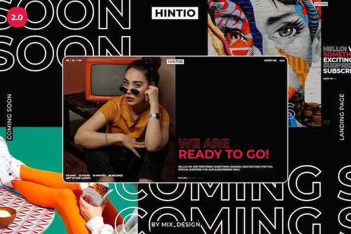 Hintio - Coming Soon & Landing Page Template