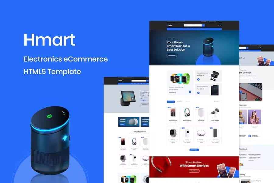 Hmart - Electronics eCommerce HTML Template listing image