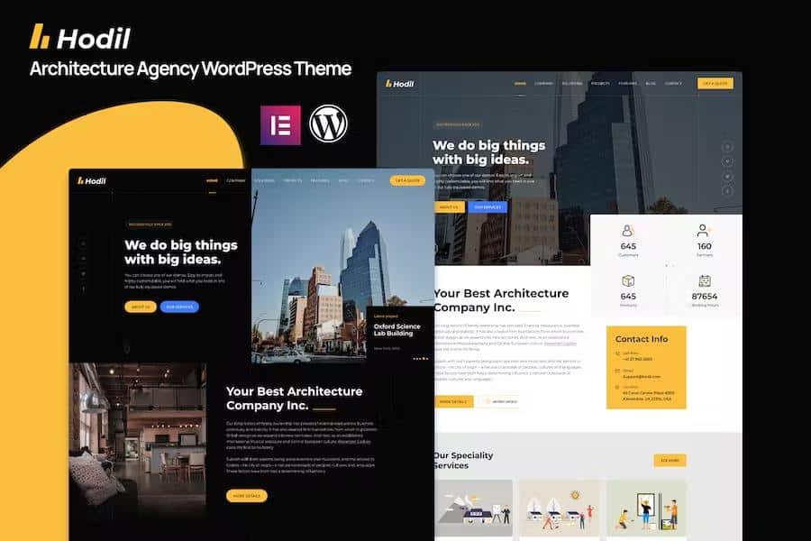 Hodil - Architecture Agency WordPress Theme