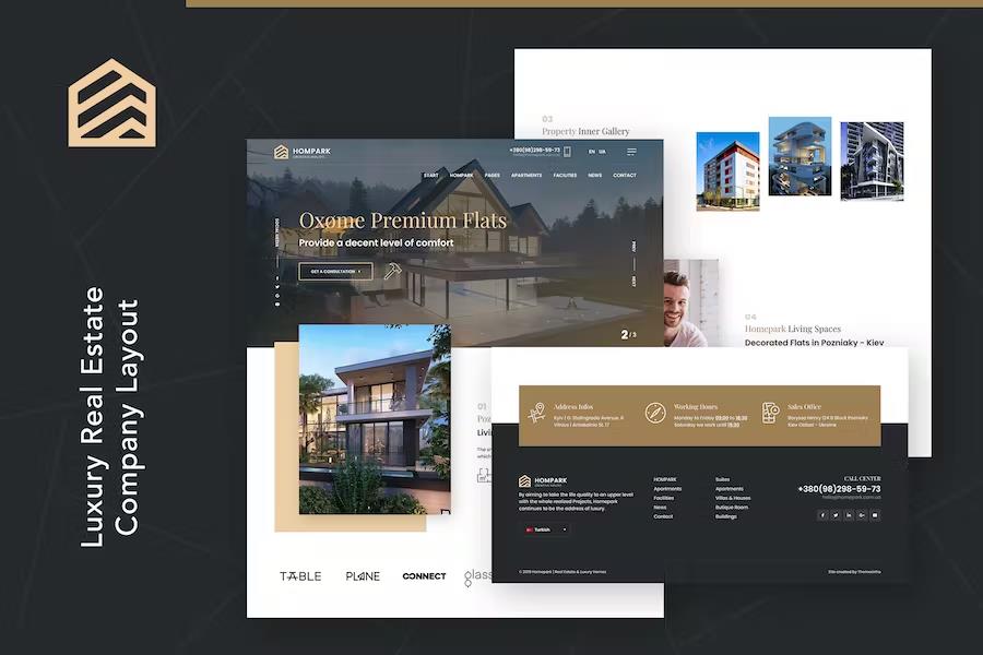 Hompark - Real Estate & Luxury Homes Theme