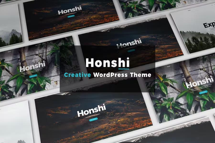 Honshi - Elementor Agency Portfolio WordPress