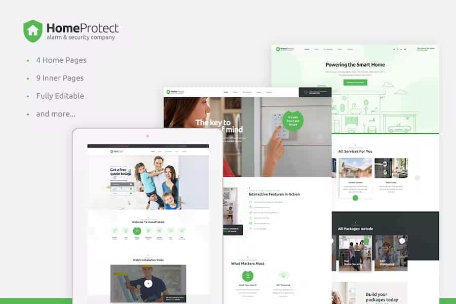 HoomPotact - Smart Alarm & Security Systems HTML Template