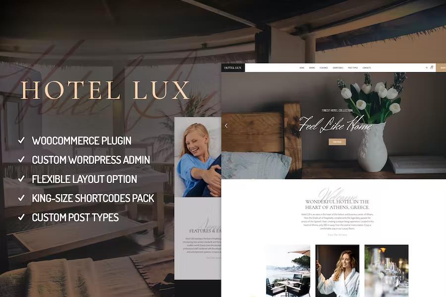 Hotel Lux - Resort & SPA WordPress Theme