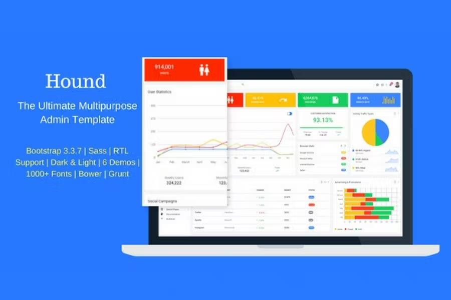 Hound - The Ultimate Multipurpose Admin Template