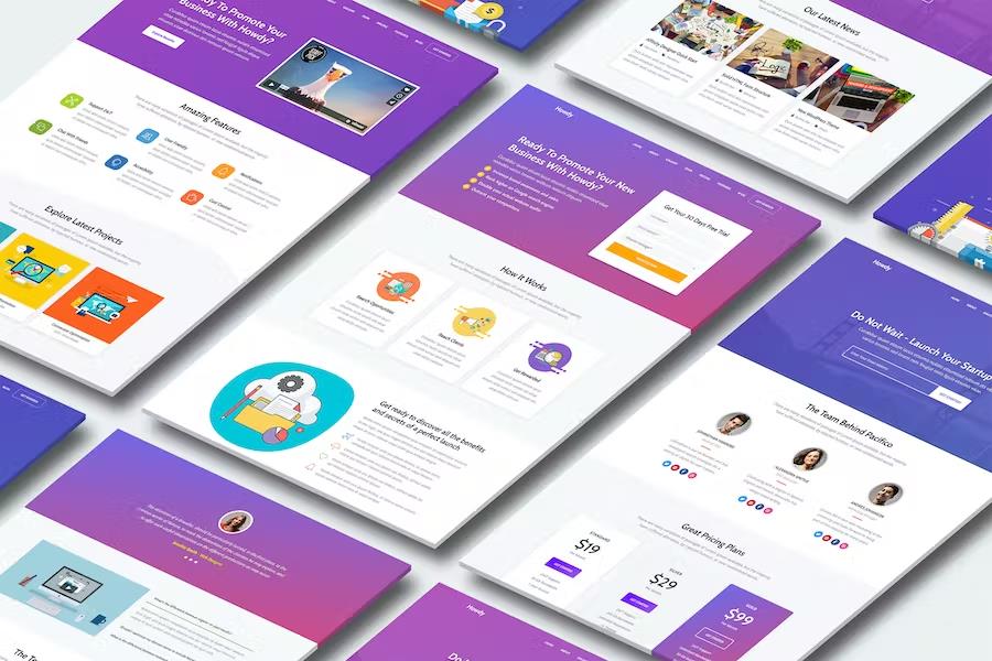 Howdy - Multipurpose High-Converting Landing Page Template