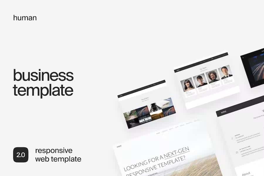 Human - Responsive HTML5 Business Template