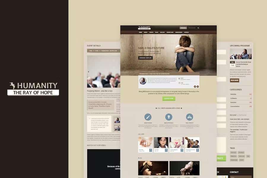 Humanity - Charity HTML5 Template