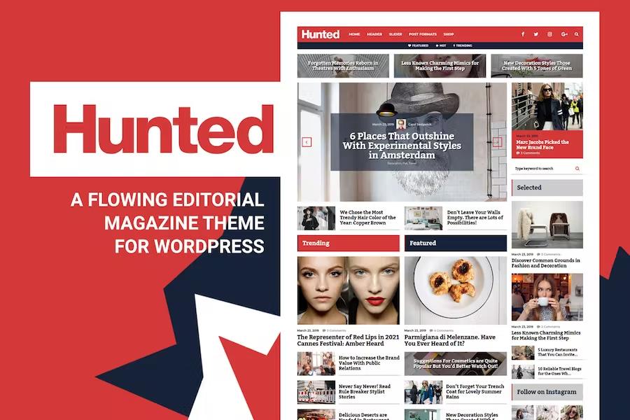 Hunted - A Flowing Editorial Magazine Theme