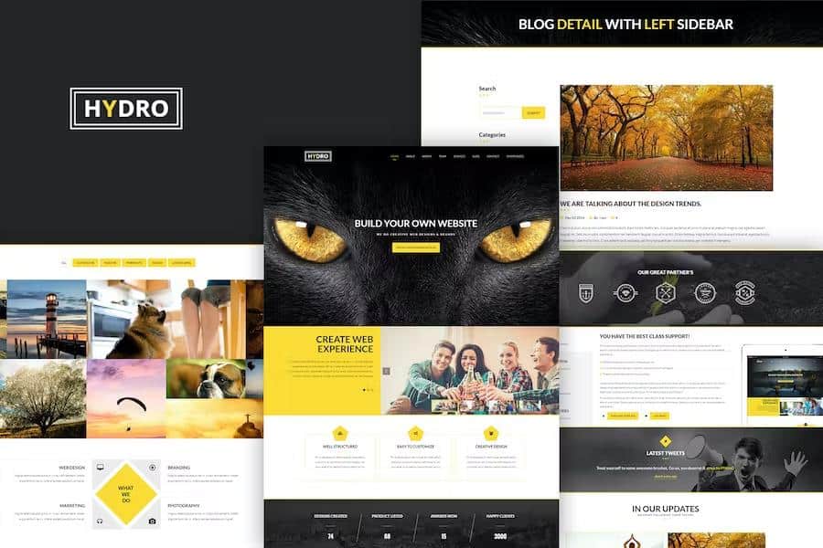 HYDRO - Multipurpose Onepage Template
