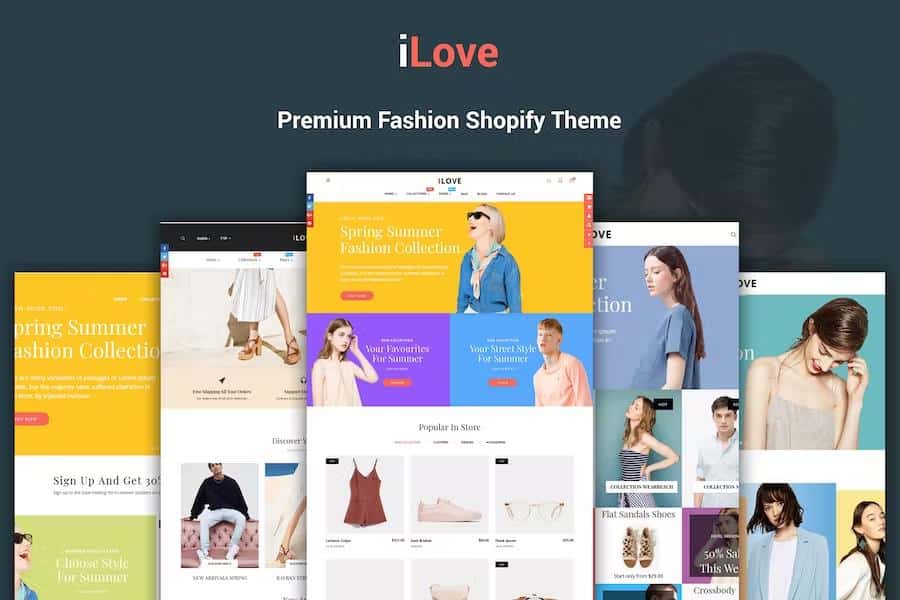 iLove - Highly Creative Responsive Shopify Theme (Sections Drag & Drop Ready)