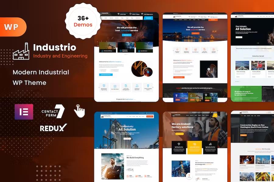 Industrial - Industry & Factory WordPress