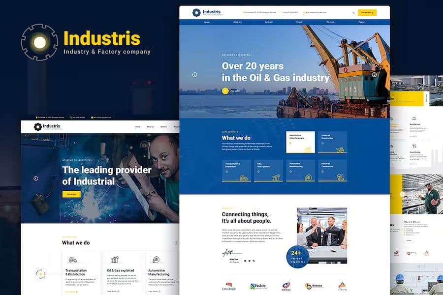 Industris - Factory & Industrial HTML5 Template