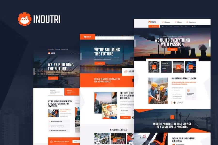 Indutri - HTML Template For Industry & Factory Business