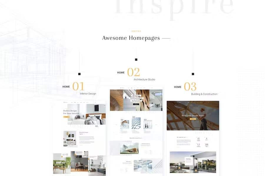 Inspire - Interior and Architecture HTML Template