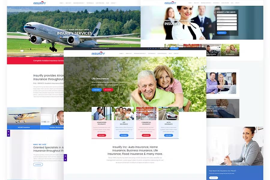 Insurify - Ultimate Template for Insurance Agency