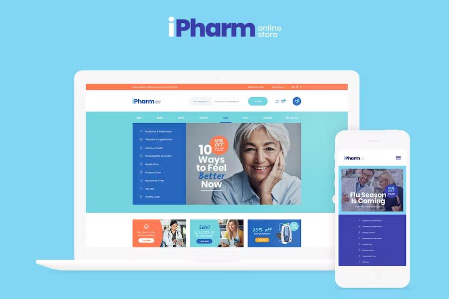 IPharm - Online Pharmacy & Medical WordPress Theme