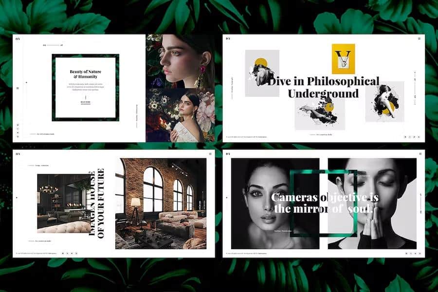 Ivy - Uniqe and Creative Photography Portfolio Agency HTML Template