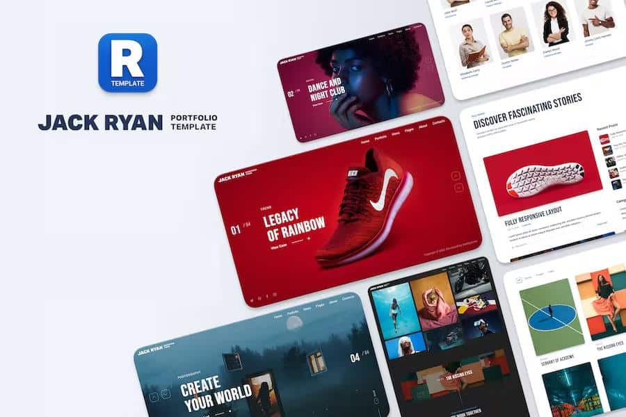 Preview image for Jack Ryan - Creative Portfolio Template